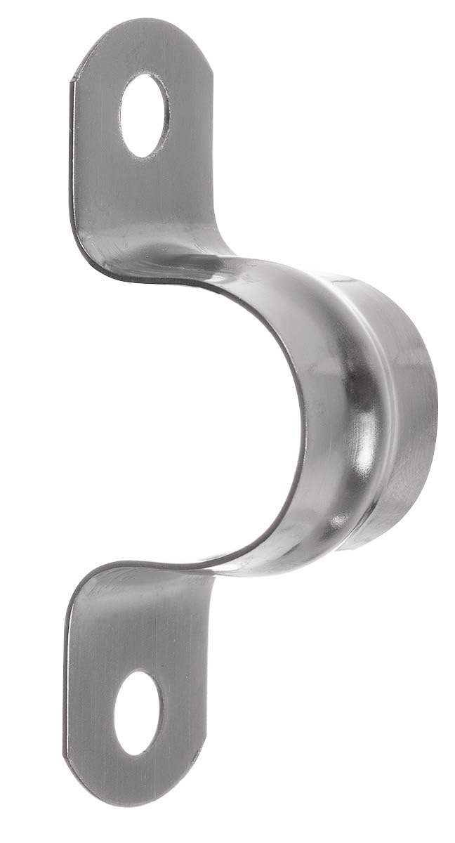 YoiYee 20mm U Shape Pipe Clamp, 304 Stainless Steel Hose Clip, 10 Pack