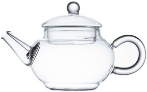 YoiYee 250ml Glass Teapot with Removable Spring Infuser