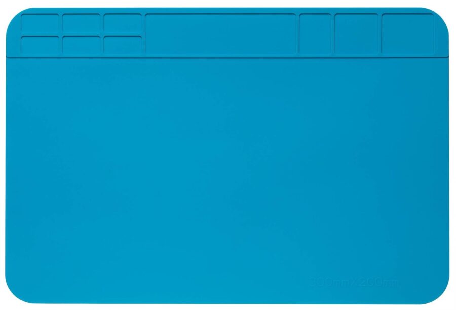 YoiYee Heat-Resistant Silicone Soldering Work Mat – 500℃ Insulation, Anti-Static, 30x20cm Repair Station Pad for Electronics Welding