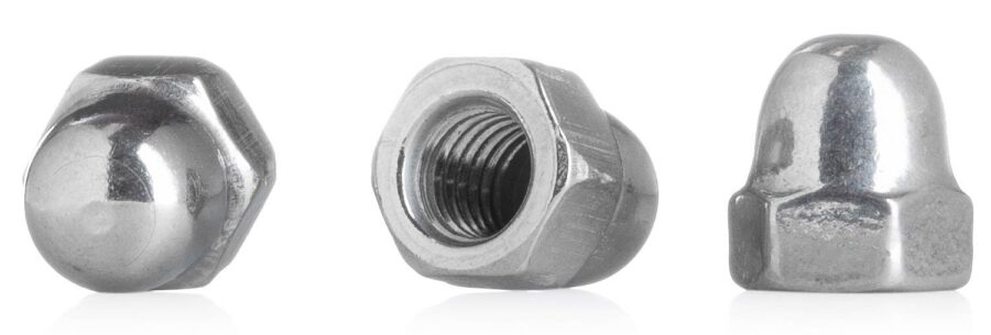 YoiYee 4-Pack M12 Dome Cap Nuts, 304 Stainless Steel Hardware