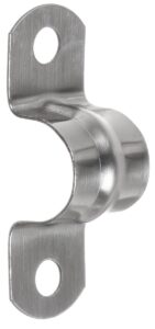 YoiYee 16mm U Shape Pipe Clamp, 304 Stainless Steel Saddle Clips, 10 Pack