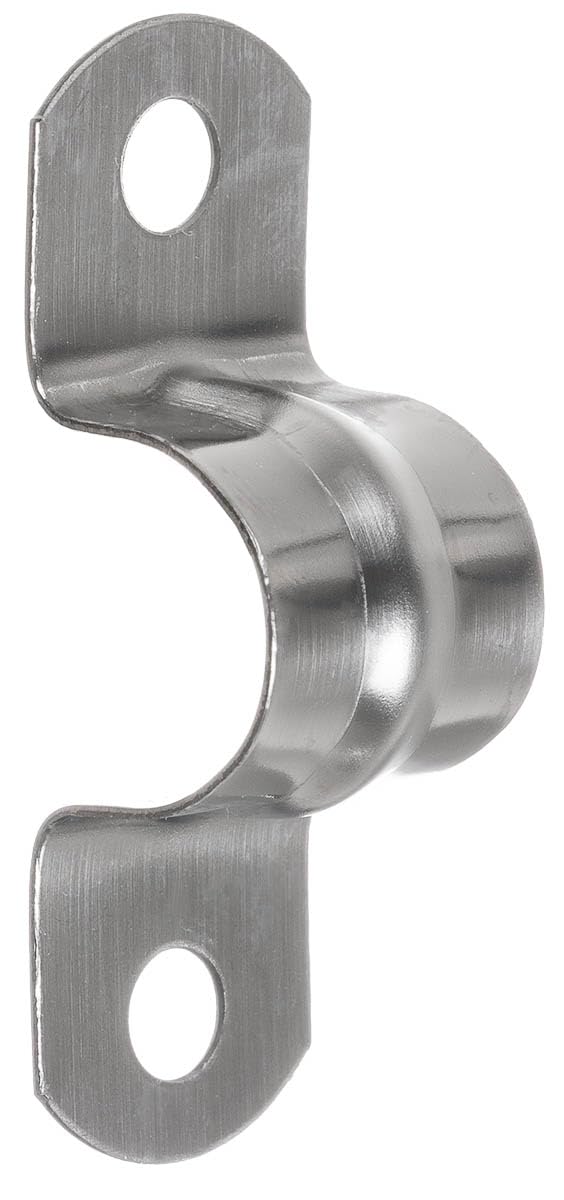 YoiYee 16mm U Shape Pipe Clamp, 304 Stainless Steel Saddle Clips, 10 Pack