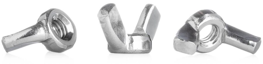 YoiYee M6 Wing Nuts, 304 Stainless Steel DIN 315 Butterfly Nut, 20 Pack
