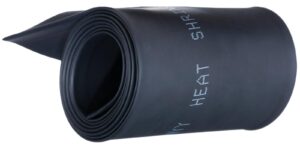 YoiYee Black Heat Shrink Tubing - 40mm Diameter, 2:1 Shrink Ratio, 66mm Flat Width, 2m Length Cable Sleeve