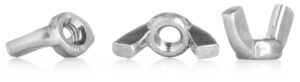 YoiYee M4 Wing Nut, 304 Stainless Steel (A2-70), Metric Coarse Thread, DIN 315 Standard, Pack of 20