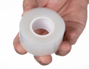 YoiYee Self-Amalgamating Silicone Tape Clear, Waterproof 3m x 25mm