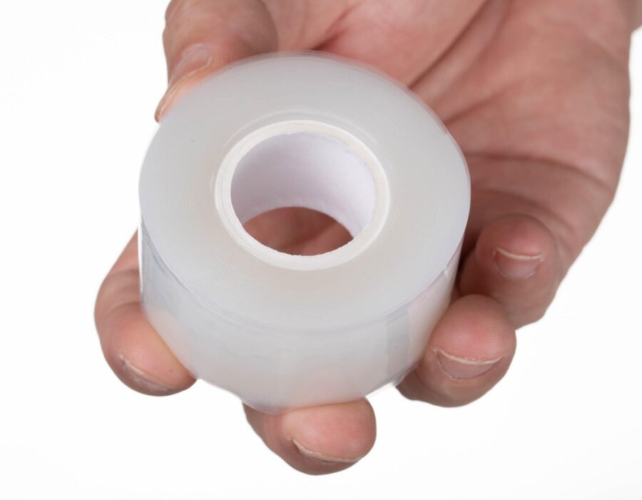 YoiYee Self-Amalgamating Silicone Tape Clear, Waterproof 3m x 25mm