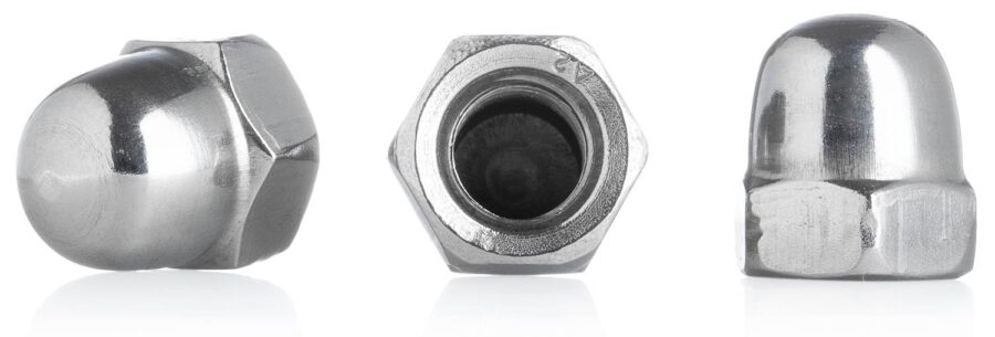 YoiYee M8 Dome Cap Nut, 304 Stainless Steel(A2-70), Pack of 20