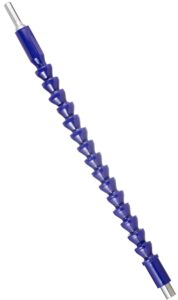YoiYee Flexible Drill Bit Extension with Magnetic Hex Soft Shaft - Connect Drive Shaft Tip Drill Bit Kit Adaptor - Flexible Screwdriver Extension for Tight Spaces, Blue