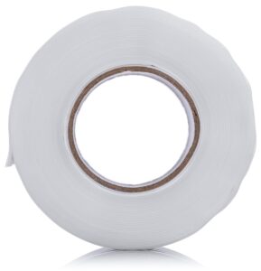 YoiYee White Self Amalgamating Tape, 25mm x 300mm Waterproof Silicone