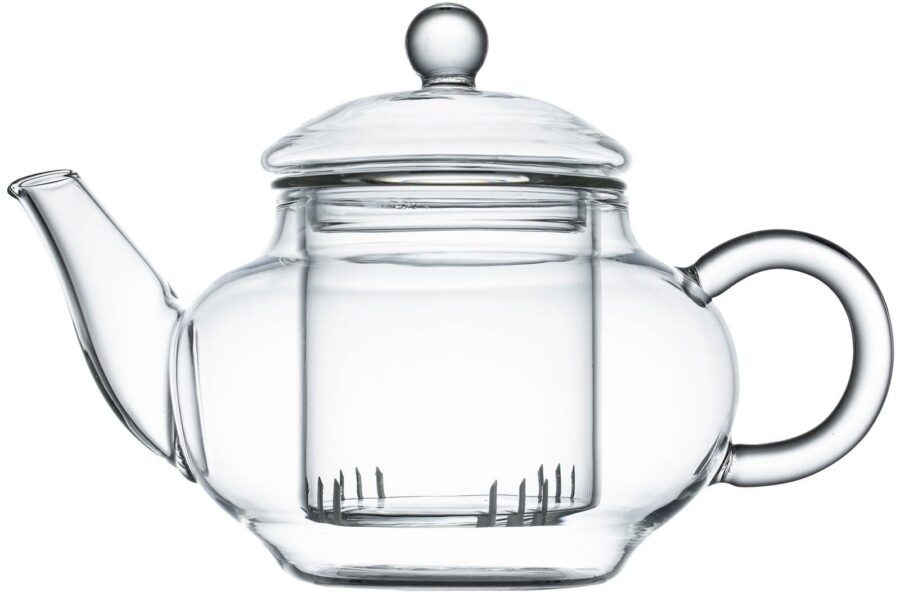 YoiYee 300ml Glass Teapot with Infuser for Loose Leaf Tea