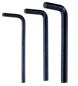 YoiYee 3-Piece Hex Key Allen Wrench Set, M3 M4 M5 L-Shaped Alloy Steel Keys