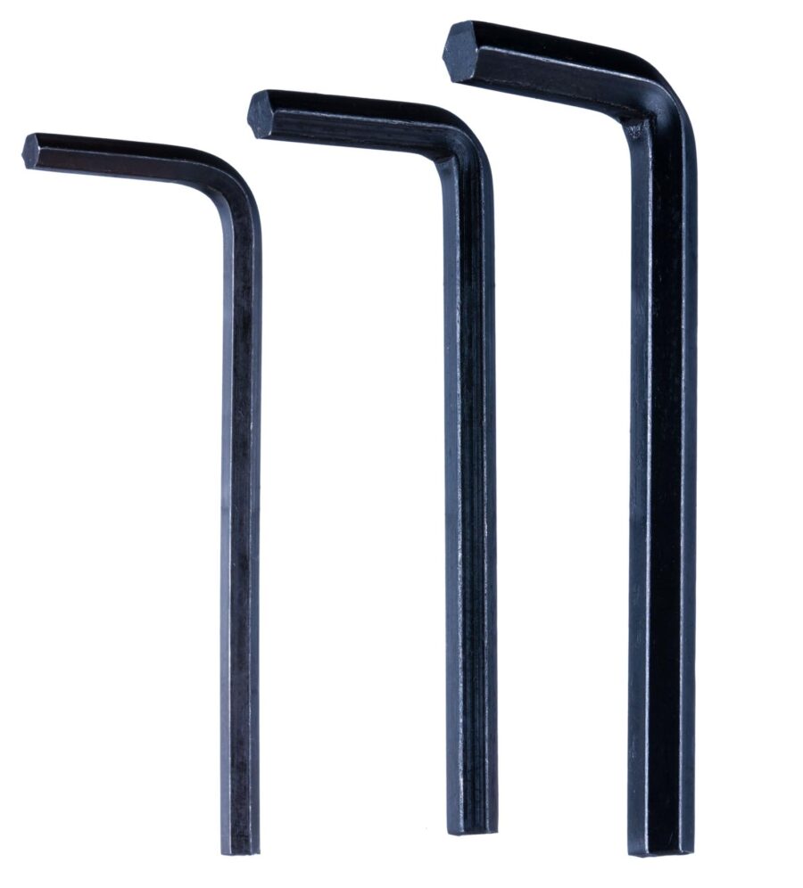 YoiYee 3-Piece Hex Key Allen Wrench Set, M3 M4 M5 L-Shaped Alloy Steel Keys
