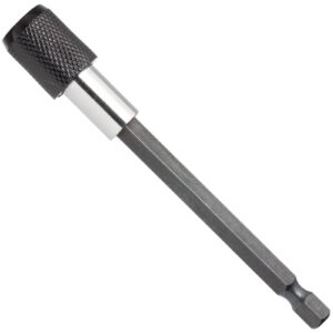 YoiYee Magnetic Bit Holder Extension, 10cm Universal 1/4-inch Hex Shank, Quick Release, Heavy Duty, Magnetic Tip, Screwdriver Bit Holder