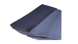 YoiYee 18PCS Wet & Dry Sandpaper Sheets, 23 x 9.5cm, Waterproof Abrasive Sand Paper Roll Roll, Assorted Grit 360/600/800/1000/1200/1500 for Wood/Metal/Plastic/Glass/Stone/Wall and Automotive Sanding