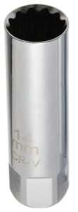 YoiYee 14mm Spark Plug Socket, 12-Point Thin Wall, 3/8" Drive