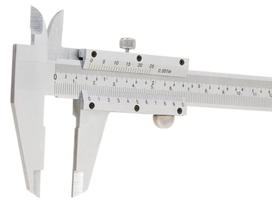 YoiYee Stainless Steel Vernier Caliper 150mm/6" - Precision Measuring Slide Ruler with Depth Gauge in Protective Case