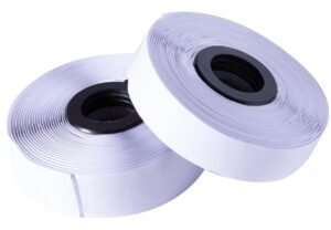 YoiYee 20mm x 5m Hook and Loop Tape, Self Adhesive, 2 Rolls, White