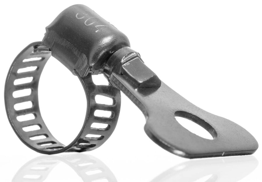 YoiYee 8-12mm Hose Clamps, 304 Stainless Steel Pipe Clips, 4 Pack