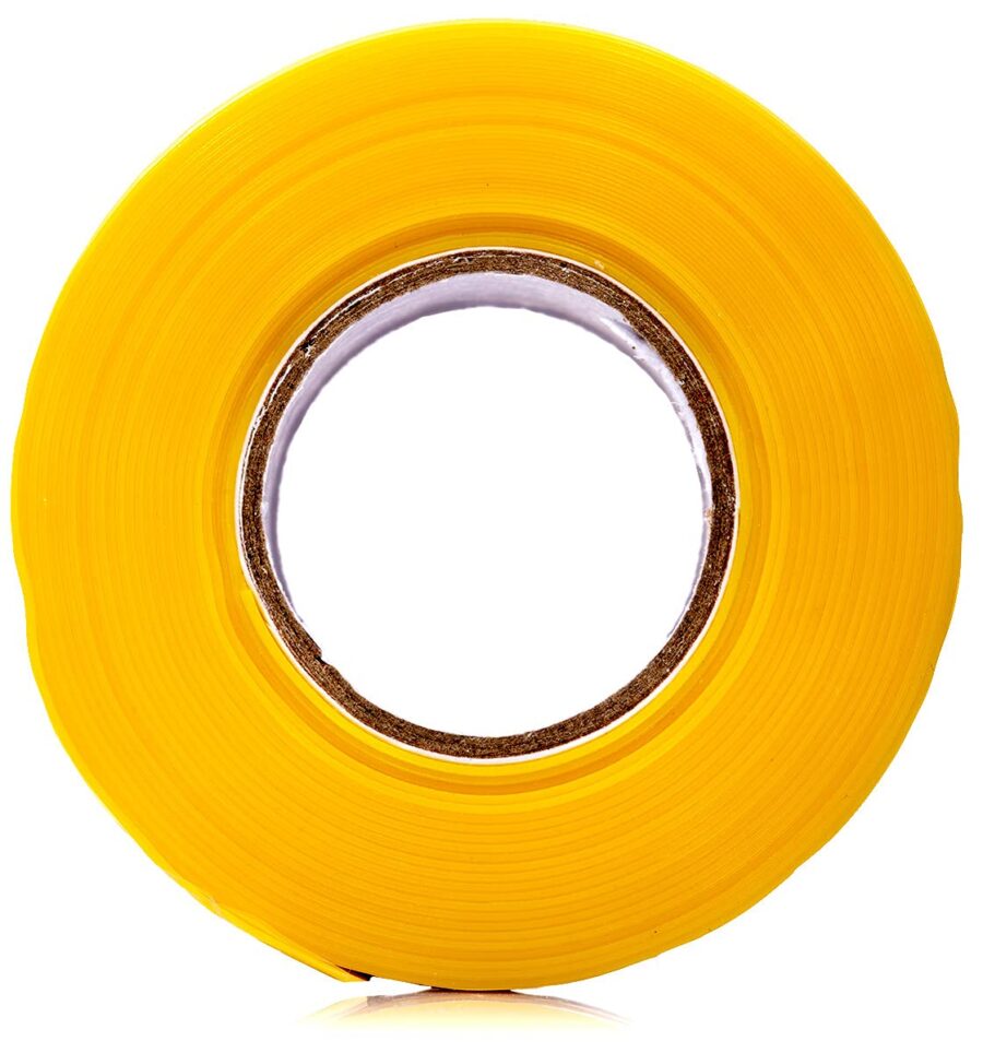 YoiYee Yellow Self Amalgamating Tape, Waterproof Silicone Pipe Repair 25mm