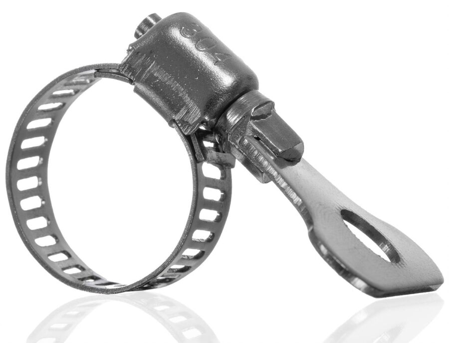 YoiYee 13-19mm Hose Clamps 4 Pack, 304 Stainless Steel Pipe Clips