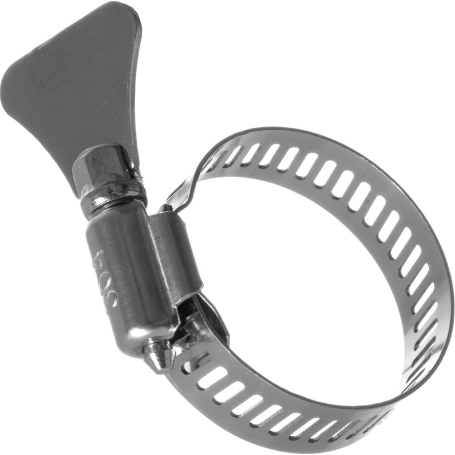 YoiYee 18-32mm Hose Clamps 4 Pack, Stainless Steel Butterfly Pipe Clips