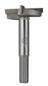 YoiYee 40mm Tungsten Carbide Woodworking Hole Saw Drill Bit, Hinge Boring Cutter Tool with Round Shank for Wood and Plastic - Includes Protective Case