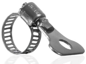 YoiYee 10-16mm Hose Clamps 4 Pack, 304 Stainless Steel Pipe Clips