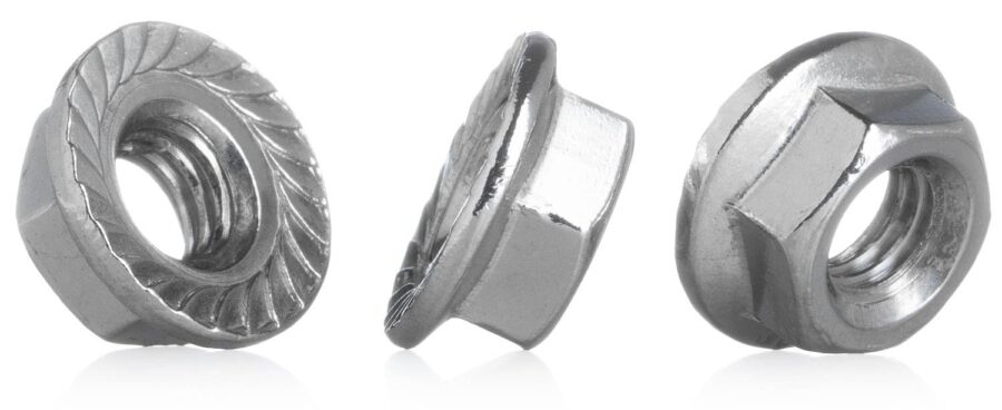 YoiYee M6 Nyloc Hex Nut, 304 Stainless Steel(A2-70), Pack of 24