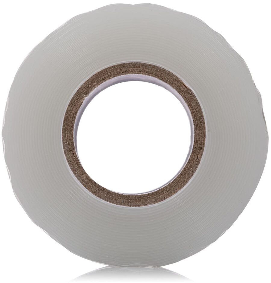 YoiYee Tranparent Waterproof Self Amalgamating Plumbing Tape, Self-Fusing Silicone Rubber Material for plumber/Stop Leak/Leaking Pipe Sealing/Water Hose Repair, 25mm Wide