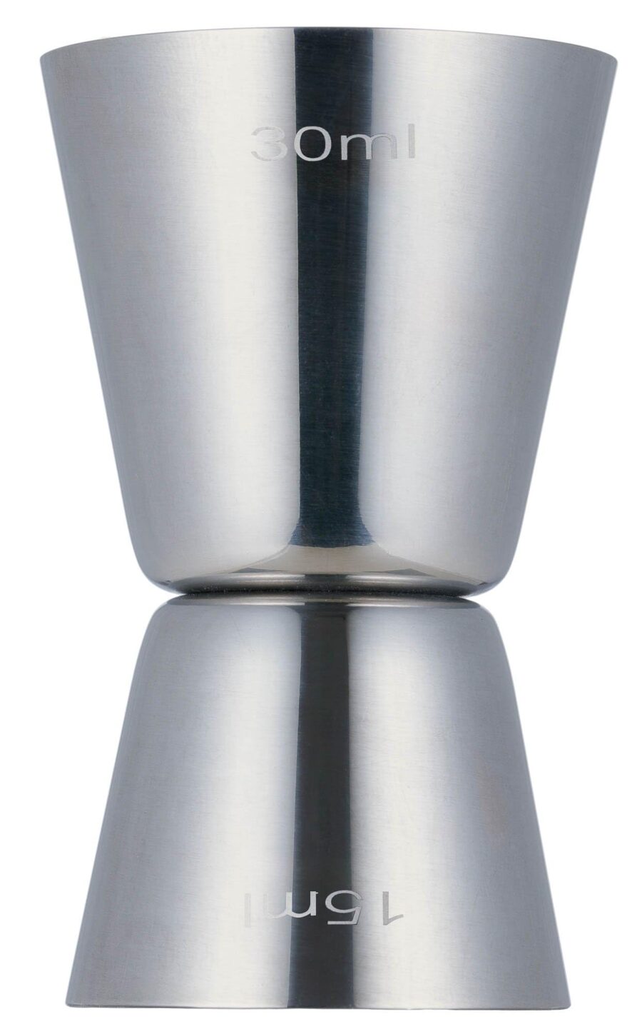 YoiYee Dual-Sided 15/30ml Stainless Steel Jigger - Premium Stainless Steel Cocktail Measuring Cup for Bars and Home Use