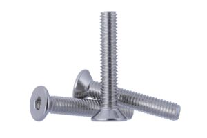 YoiYee M6 x 35mm Countersunk Furniture Bolts, Hex Socket Screws 10 Pack