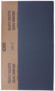 YoiYee 800 Grit Wet and Dry Sandpaper Sheets, 23 x 9.5cm, 10 Pack