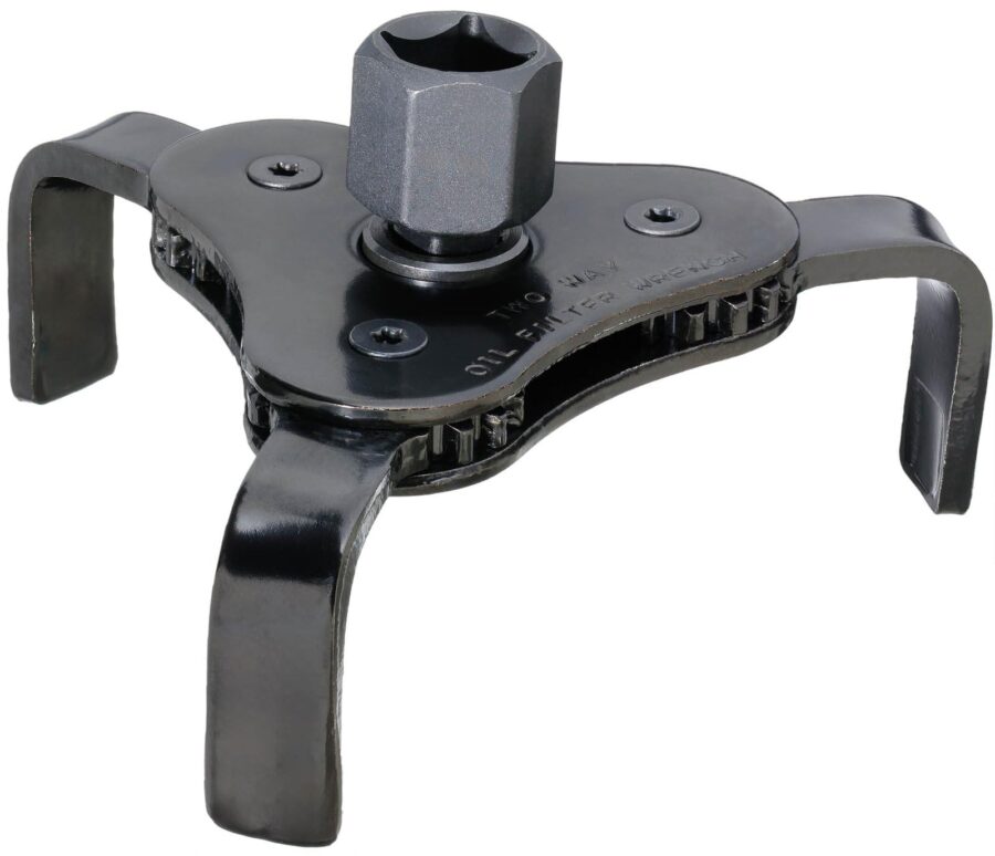 YoiYee Universal 3-Jaw Adjustable Oil Filter Wrench – 64mm to 116mm Removal Tool with 2-Way Operation