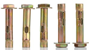 YoiYee M10 x 60mm Sleeve Anchor Bolts Heavy Duty Masonry Concrete, 5 Pack