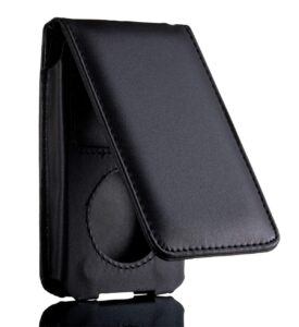 YoiYee PU Leather Cover Case for iPod Classic 80GB 120GB 160GB, Black