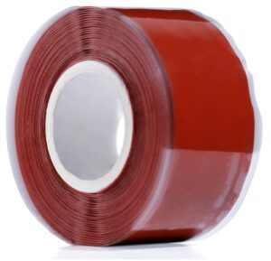 YoiYee Red Self-Amalgamating Tape, 3m x 25mm Waterproof Silicone Rubber