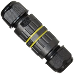 YoiYee 10pcs Outdoor Waterproof Cable Connector, IP68 Junction Box, Electrical Extension Cable Protector, Fits Ø5mm-8mm Cable Diameter