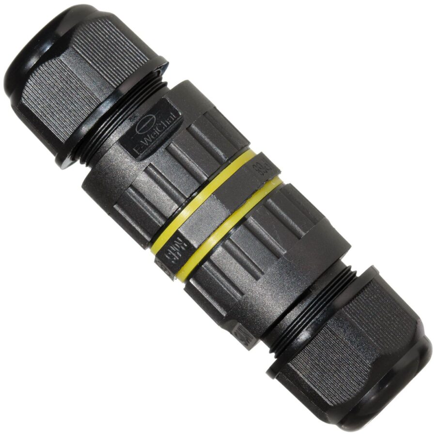 YoiYee 10pcs Outdoor Waterproof Cable Connector, IP68 Junction Box, Electrical Extension Cable Protector, Fits Ø5mm-8mm Cable Diameter