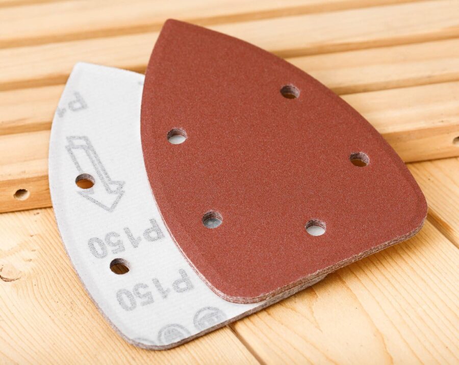 YoiYee Premium Mouse Sander Sheets (10 Pack), 140x90mm, 150 Grit, Hook & Loop Backing, Fits 5-Hole Sanders, Achieve Smooth & Polished Surfaces, Ideal for Woodworking, DIY, Pros
