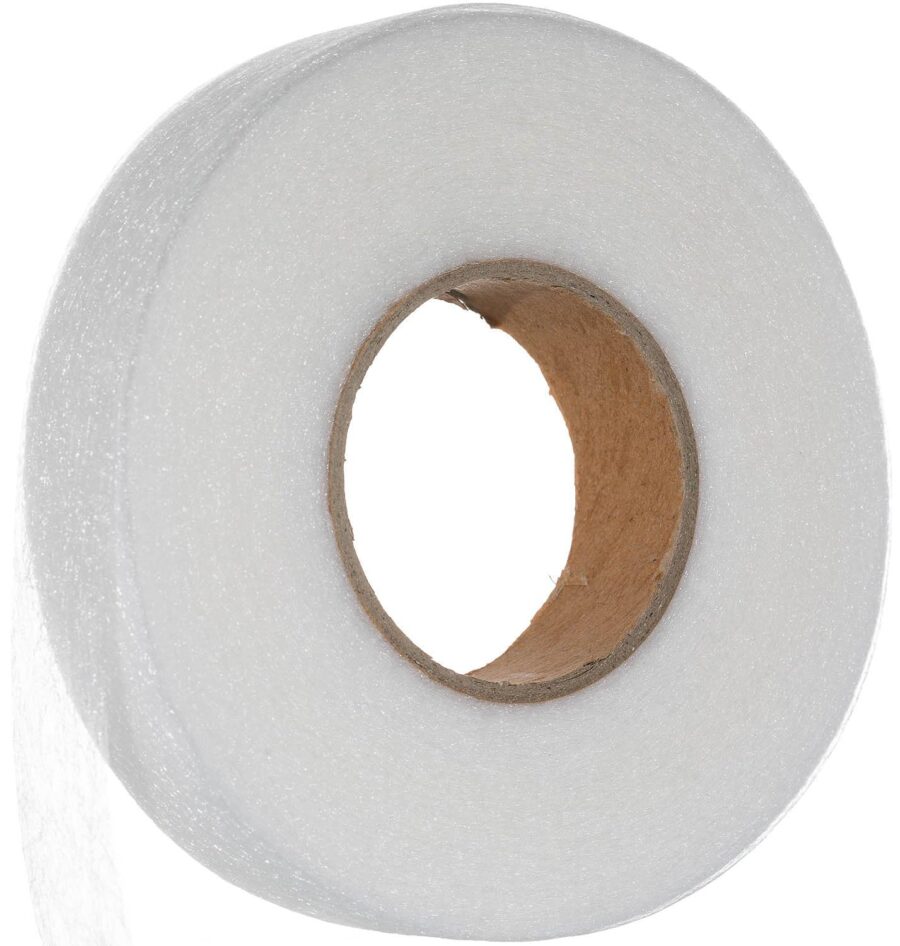 YoiYee Iron On Hemming Web Tape, 25mm x 64m No Sew Fabric Fusing Tape