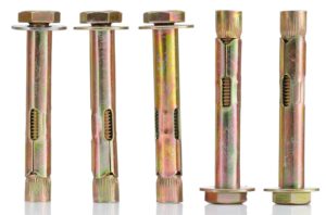 YoiYee M10 x 80mm Heavy Duty Concrete Sleeve Anchor Bolts, 5 Pack