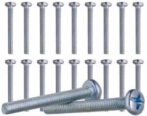 YoiYee M3.5 Electrical Screws 35mm, 20 Pack for Sockets & Switches