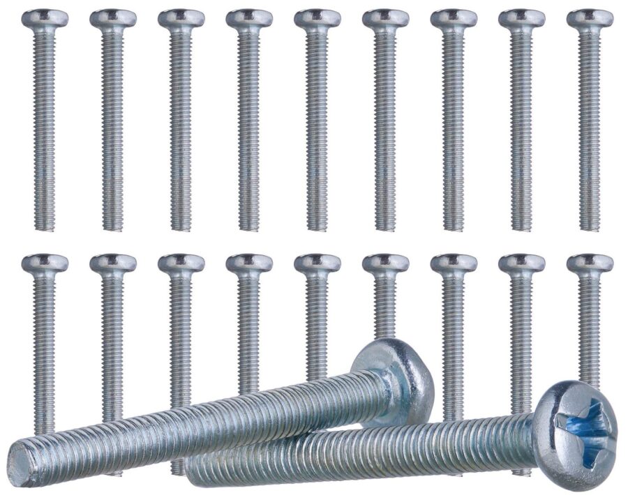 YoiYee M3.5 Electrical Screws 35mm, 20 Pack for Sockets & Switches