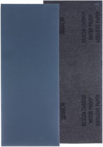 YoiYee 3000 Grit Wet and Dry Sandpaper Sheets, 23 x 9.5cm, 10 Pack