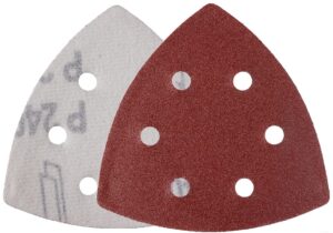 YoiYee 240 Grit Delta Sanding Sheets, 93mm Detail Sander Pads 20 Pack