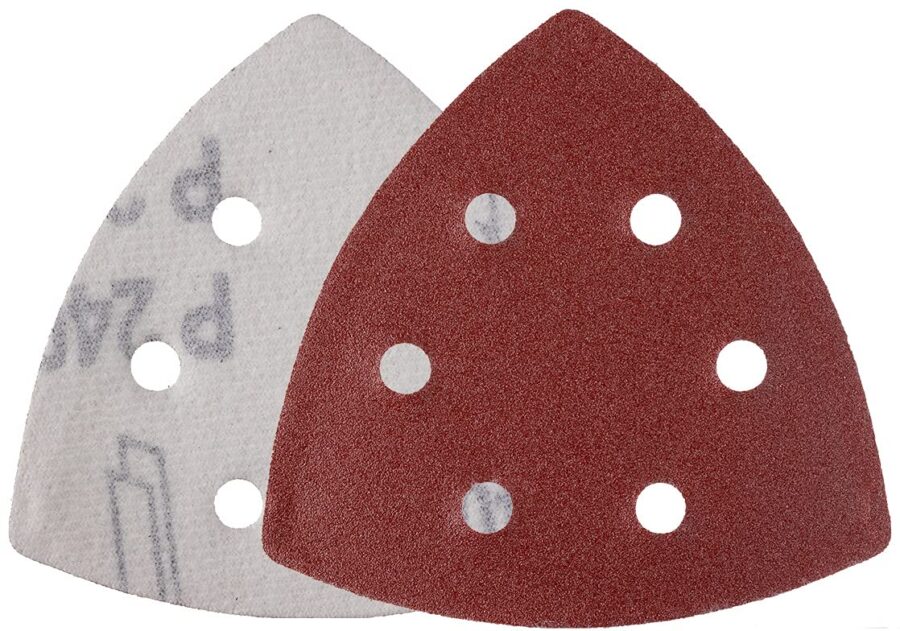 YoiYee 240 Grit Delta Sanding Sheets, 93mm Detail Sander Pads 20 Pack