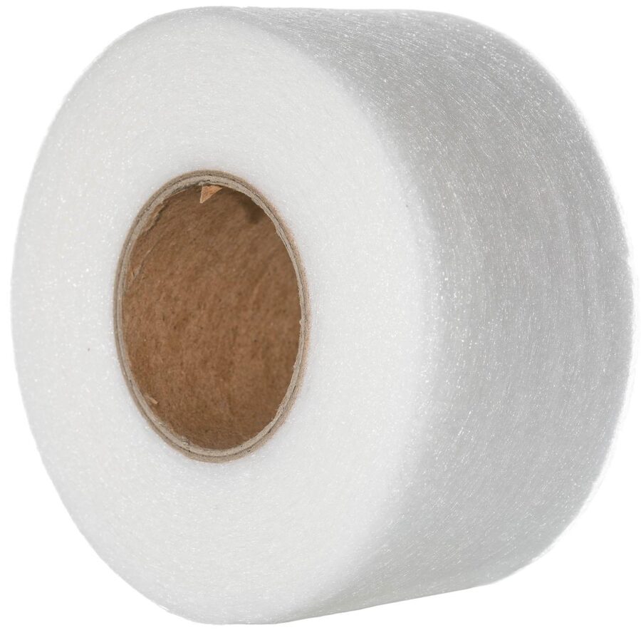 YoiYee Professional Iron On Hemming Web Tape for Fabric Bonding (No Sewing Required)-Fusing Patching Hem Curtain, School Badges & Clothes, Trousers, 60mm Wide, 64 m extra Long