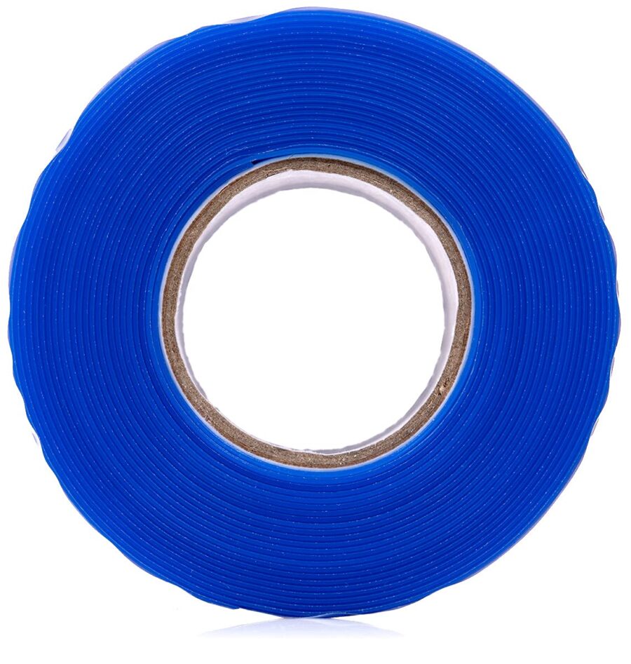 YoiYee Blue Waterproof Self Amalgamating Silicone Plumbing Tape, 25mm Wide