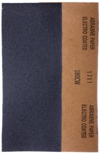 YoiYee 180 Grit Wet and Dry Sandpaper Sheets, 230 x 95mm, 10 Pack